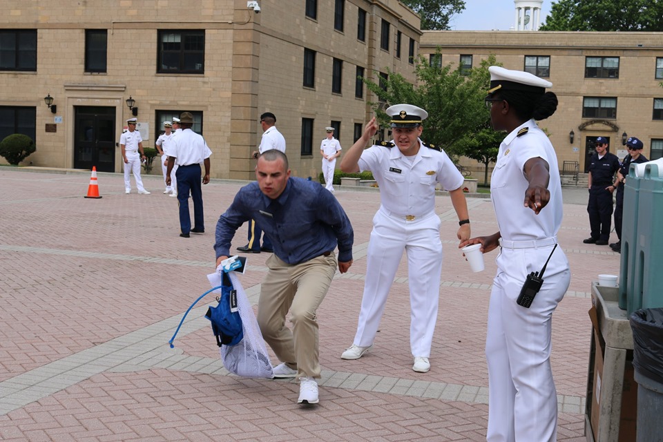 U.S. Merchant Marine Academy Class of 2023 Arrives for Indoctrination